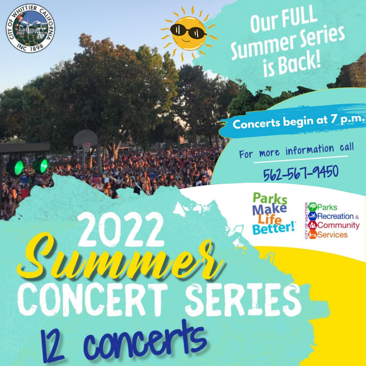 Whittier Concerts In The Park 2025 Lanna Nerissa